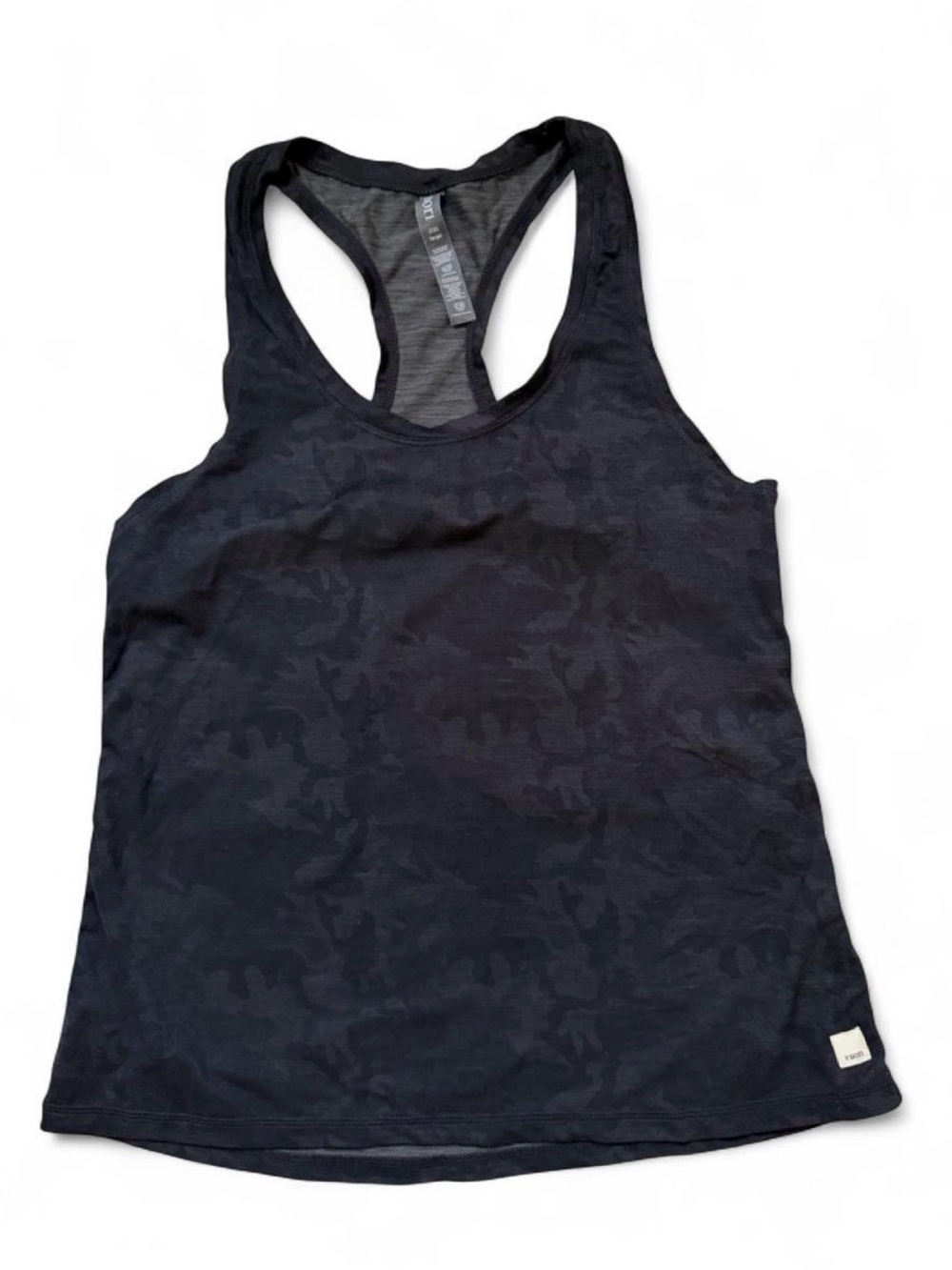 Vuori Black Tonal Camo Racerback Tank